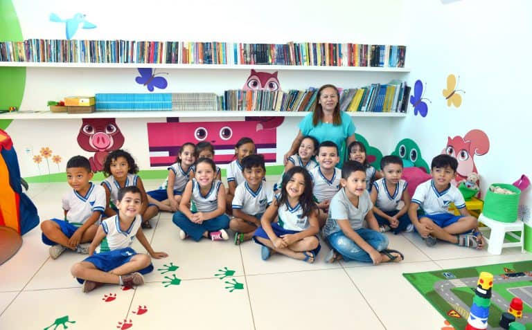 Visita de escola na Smart City Laguna