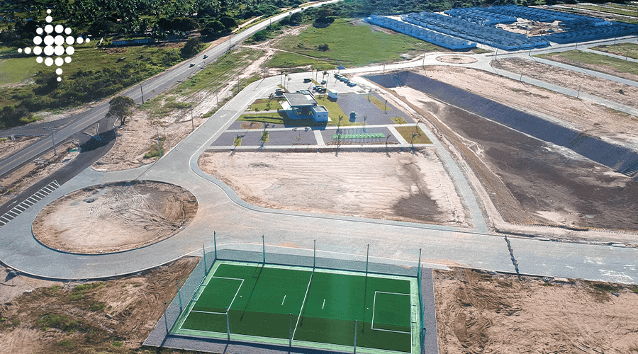 Natal ganhou este mês um campo de futebol society e um playground